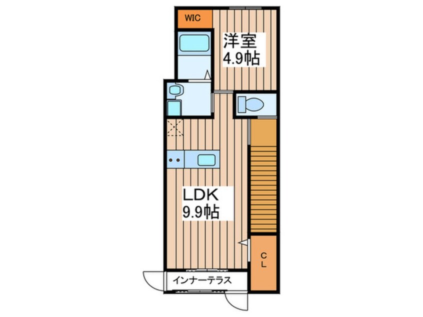 間取図 シェヌ　クロワール