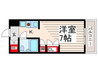 間取図 ﾆｭｰｶﾞｲｱﾘﾙｰﾑ葛西駅南ＮＯ20