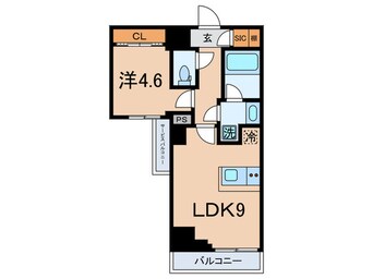 間取図 ﾊﾟｰｸｱｸｼｽ大塚ｻｳｽﾚｼﾞﾃﾞﾝｽ