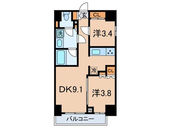 間取図 ﾊﾟｰｸｱｸｼｽ大塚ｻｳｽﾚｼﾞﾃﾞﾝｽ