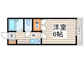 間取図 デ・ラックスメール