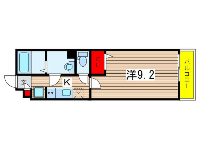 間取図 リブリ･Ｅｓｐｏｉｒ　弐番館