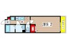 リブリ･Ｅｓｐｏｉｒ　弐番館 1Kの間取り