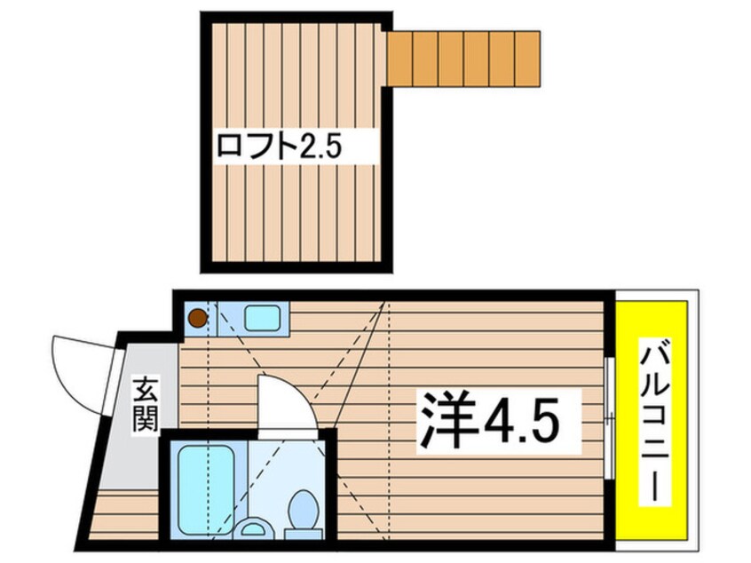 間取図 プラザ２１０ＹＡＮＯＫＵＣＨＩ