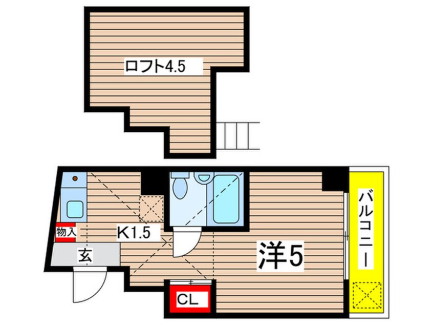 間取図 プラザ２１０ＹＡＮＯＫＵＣＨＩ