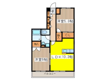 間取図 マブルーク・アビシオン