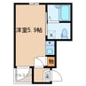 BONDS小台 1Rの間取り