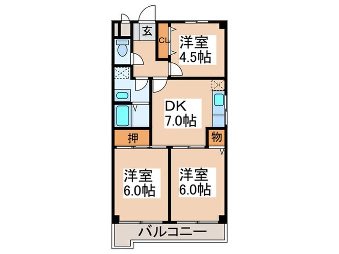 間取り図 ＥＸＩＶ練馬