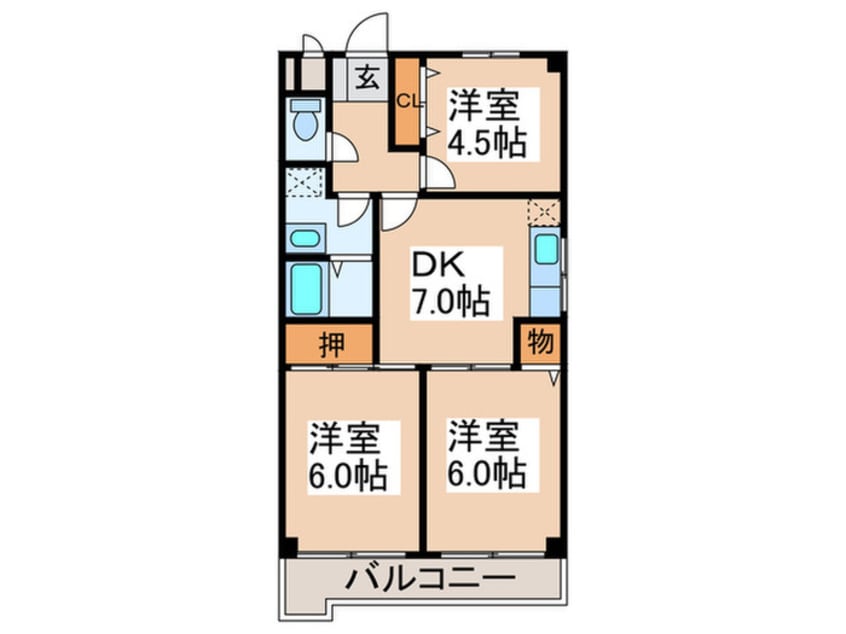 間取図 ＥＸＩＶ練馬