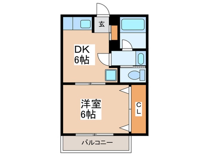 間取り図 パレスのばらⅢ