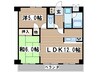 ベルハウス山手 2LDKの間取り