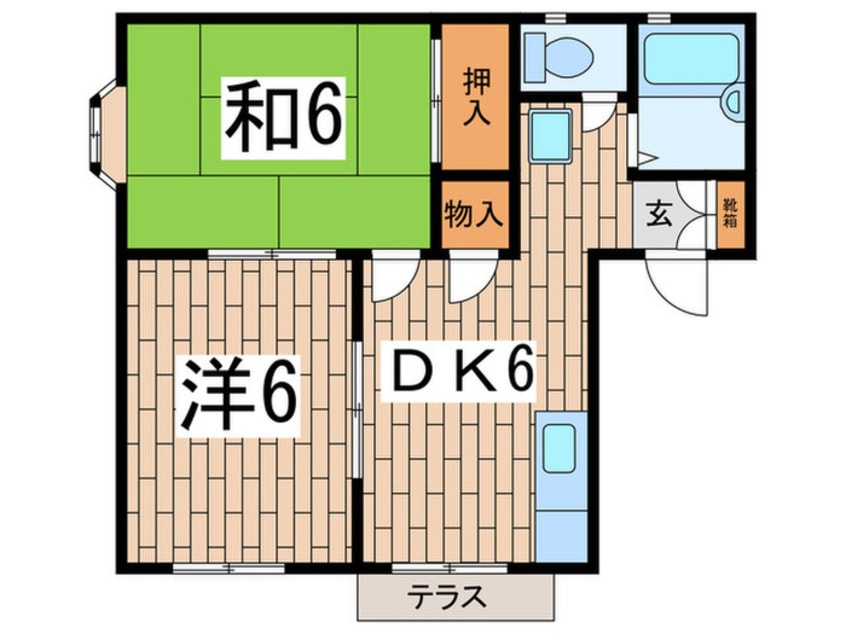 間取図 サンコーポ
