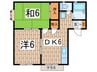 サンコーポ 2DKの間取り