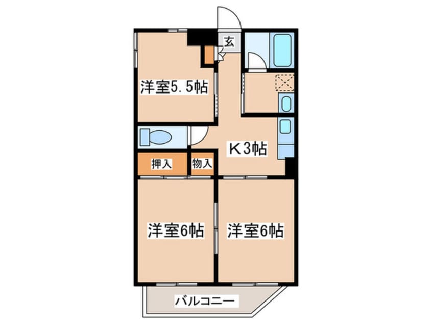 間取図 パークサイド壱番館