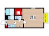 Excel Kunitachi 1Kの間取り