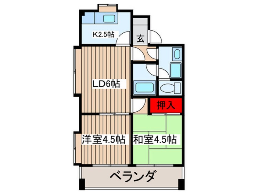 間取図 向島ﾎ-ﾑｽﾞ