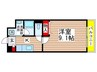 アラモ－ドパレス 1Kの間取り