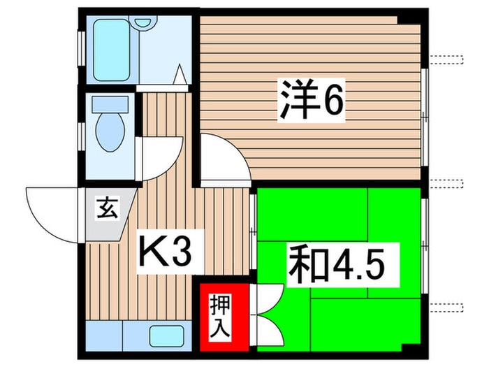 間取り図 岩井マンション