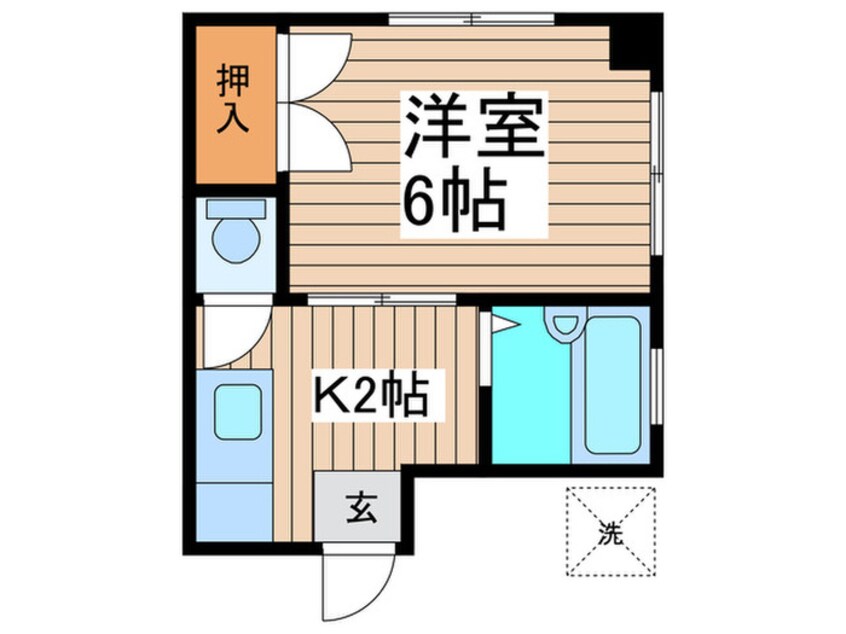 間取図 岩井マンション