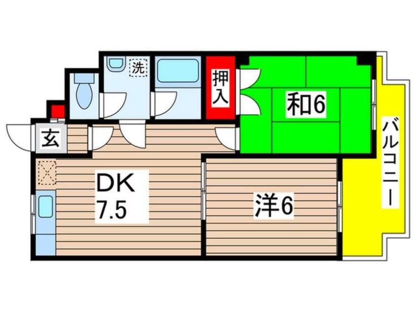 間取図 フェアリ－ヒルズ松波