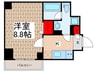 ｱｲﾙﾌﾟﾚﾐｱﾑ向島ｲｰｽﾄ 1Kの間取り