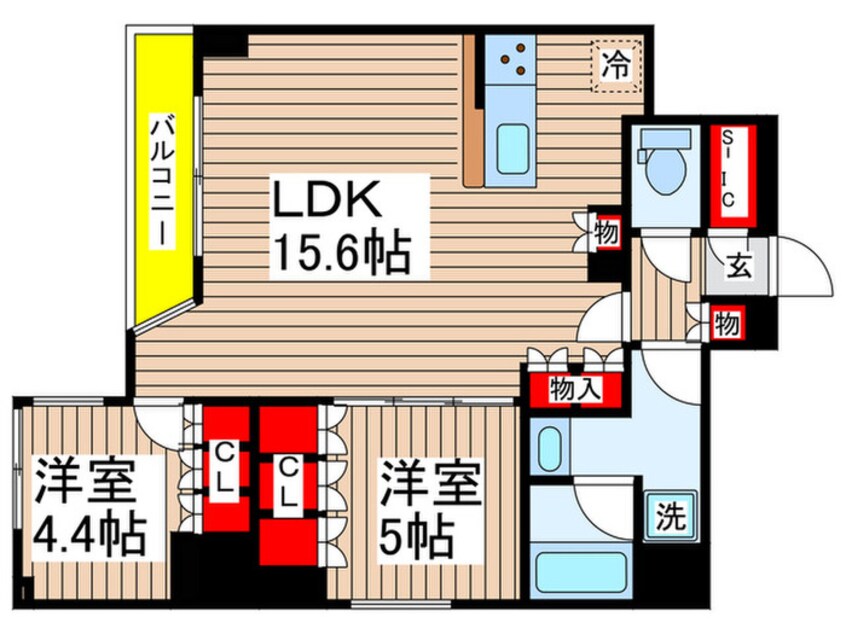 間取図 コンフォリア・リヴ平井MUTIO