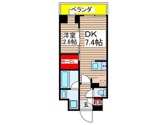 間取図 コンフォリア・リヴ平井MUTIO