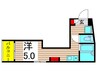 Viola　亀有Ⅰ 1Rの間取り