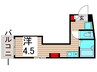 Viola　亀有Ⅰ 1Rの間取り