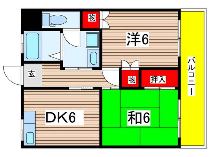 間取図 グランディメゾン日吉２