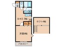 コ－ポタカエ２の間取図