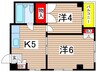 辻ビル 2Kの間取り