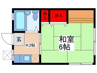 間取図 グリ－ンハイツ