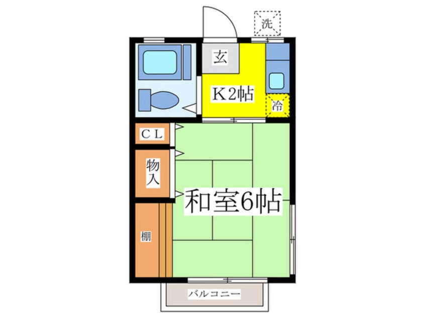 間取図 グリ－ンハイツ