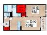 Ｃｏｐａｉｎ　ｄｅ　英祥Ａ 1LDKの間取り