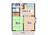 エステ－トＳＫ１ 2DKの間取り