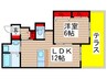Live　Garden　Ⅰ 1LDKの間取り