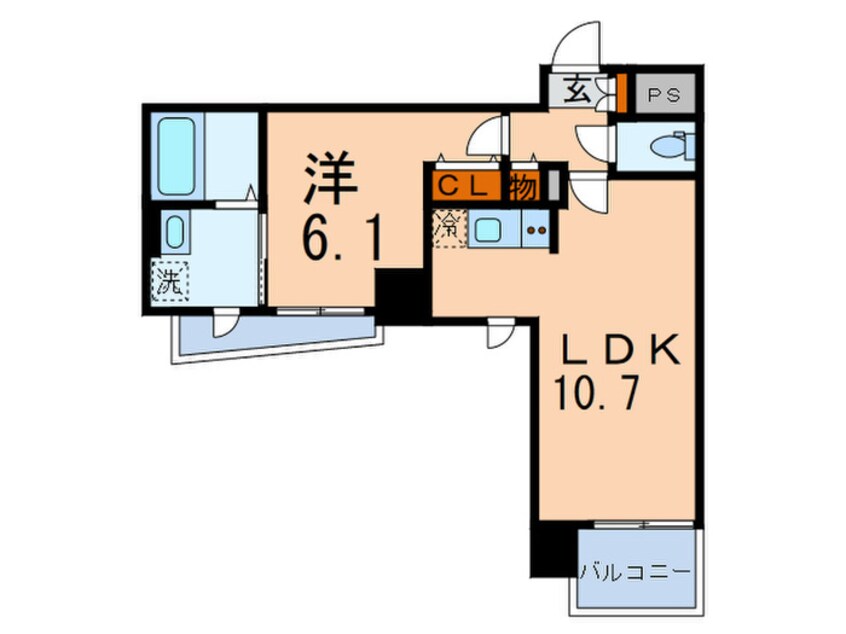 間取図 彰文居　FRecoA向丘