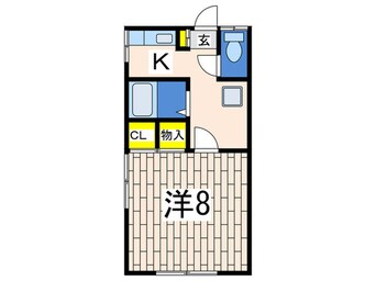 間取図 ニューハイツ仲石