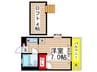 チェリ－ハイツ 1Rの間取り