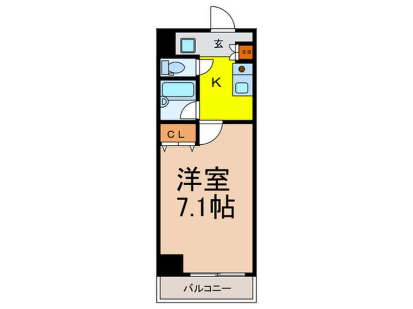 間取図 ル－ク西早稲田