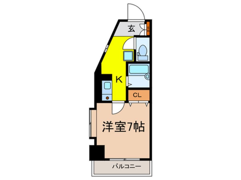 間取図 ル－ク西早稲田
