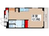 エメラルドハイム 1Rの間取り