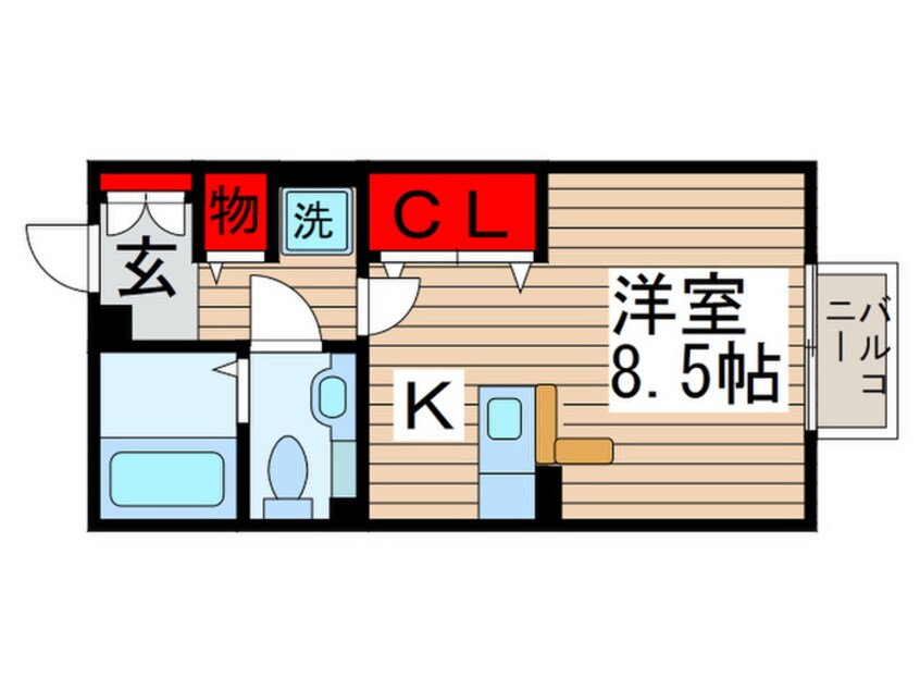 間取図 ＦＥＬＩＣＥ青葉の杜Ｂ