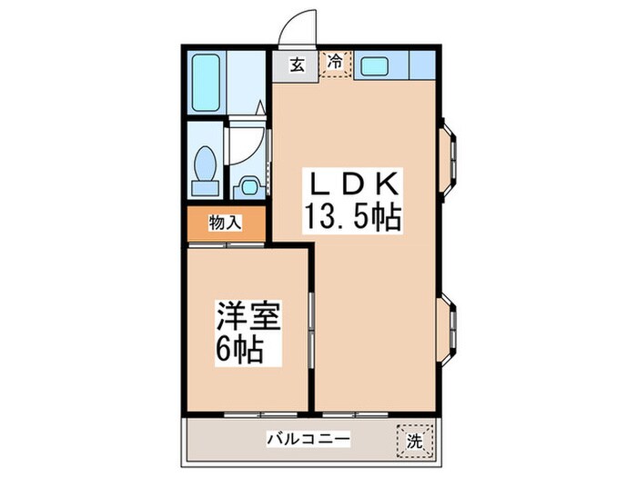 間取り図 ＫＳＧマリーンオークラⅡ