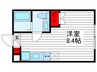 PREAS　IOGI 1Rの間取り