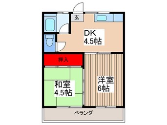 間取図 サンコ－ポ橋本