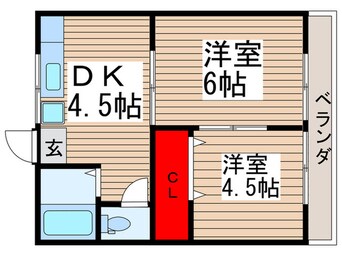 間取図 サンコ－ポ橋本