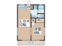 茶ノ木ハイツの間取図