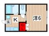 ロイヤルハイツ斉藤 1Kの間取り